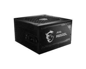 Power Supply|MSI|650 Watts|Efficiency 80 PLUS GOLD|PFC Active|MTBF 1500000 hours|MAGA650GL