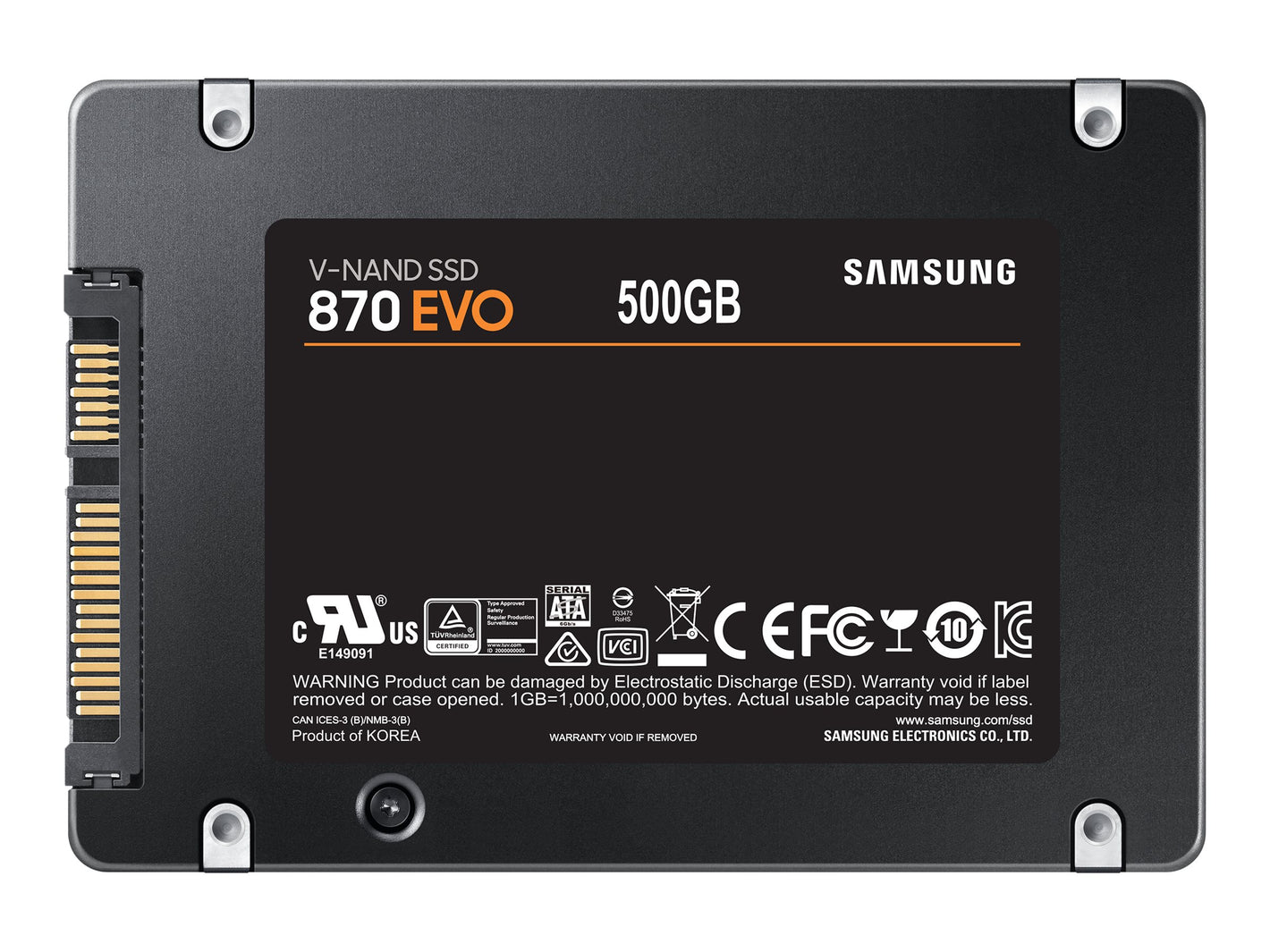 SAMSUNG SSD 870 EVO 500GB 2.5inch SATA