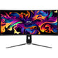 Monitor|MSI|34"|Gaming/Curved/21 : 9|Panel QD-OLED|3440x1440|240|Matte|0.03 ms|Swivel|Height adjustable|Tilt|Colour Black|MPG341CQPXQD-OLED