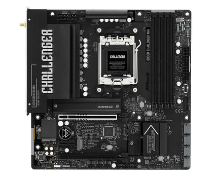 Mainboard|ASROCK|AMD B850|Socket AM5|micro ATX|RAM DDR5-SDRAM|4xSlots|Wi-Fi Yes|Bluetooth Yes|1xNumber of M.2 (M) slots|B850MCHALLENGERWIFI