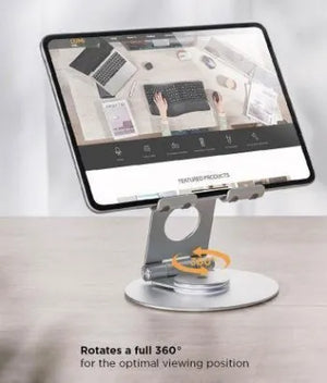 LH-GROUP ROTATING PHONE AND TABLET HOLDER 4"-13"