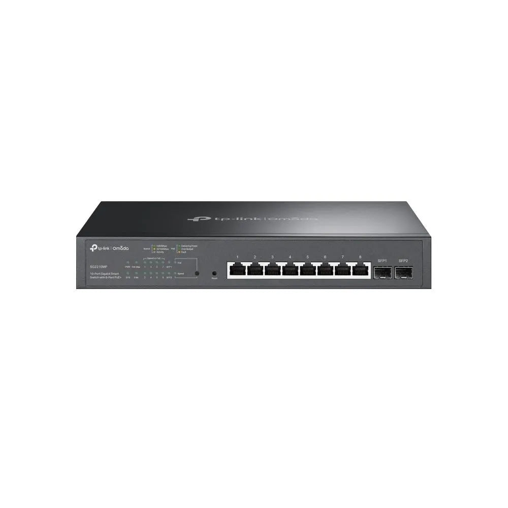 Switch|TP-LINK|Omada|SG2210MP|PoE+ ports 8|150 Watts|SG2210MP