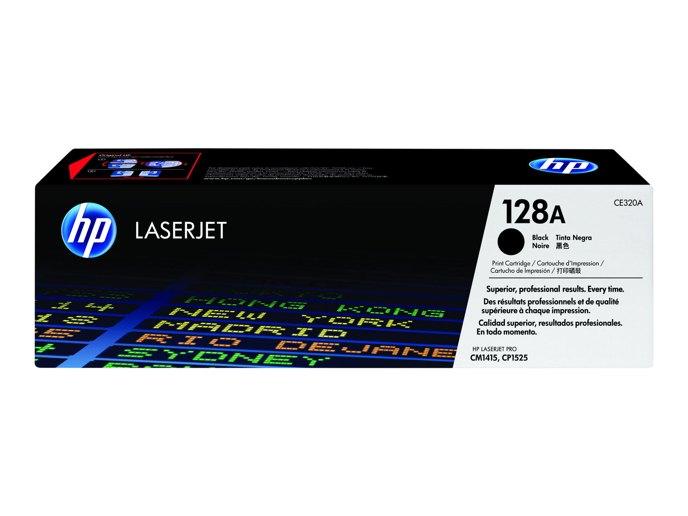 HP 128A Black LaserJet Toner Cartridge