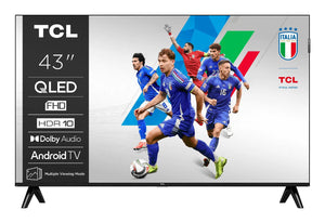 TV Set|TCL|43 "|Full HD|1920 x 1080 pixels|Flat|16:9|QLED|43V5C