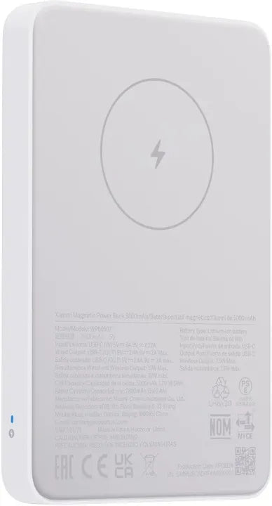 Xiaomi Magnetic Power Bank GL | 5000 mAh | White