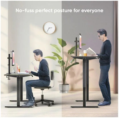 DESK MOTORISED/BLACK WDT221E-B ONKRON