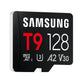 Samsung T9 | MicroSD Card | 128 GB | microSDXC | Flash memory class U3, V30, A2