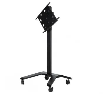 B-TECH AV FLAT SCREEN TROLLEY WITH FLIP ROTATION (VESA 600 X 400) - 1.7M COLUMN