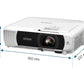 Epson | EB-W55 | WXGA (1280x800) | 4000 ANSI lumens | White