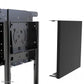 NEWSTAR MOBILE FLAT SCREEN FLOOR STAND (HEIGHT: 160 CM) 37-70" BLACK