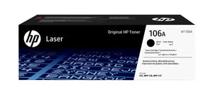 HP 106A Black Toner Cartridge, 1000 pages, for HP Laser 107, 135,137
