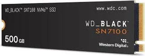 SSD|SANDISK|Read speed 6800 MB/s|Write speed 5800 MB/s|NVMe Yes|PCI Express 4.0|M.2|500 GB|POWERED BY SANDISK|Black SN7100|WDS500G4X0E