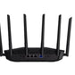 Wireless Router|ASUS|Router|6500 Mbps|Mesh|Wi-Fi 6|Wi-Fi 7|IEEE 802.11a|IEEE 802.11b|IEEE 802.11g|IEEE 802.11ac|IEEE 802.11ax|USB 3.2|3x2.5GbE|1x2.5GbE|Number of antennas 6|TUFGAMINGBE6500