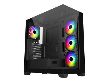 FSP Case | M340-BA | Black | Mid Tower | Power supply included No