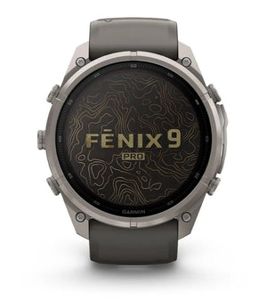 SMARTWATCH FENIX 9 PRO SOLAR/TITANIUM 010-04339-01 GARMIN