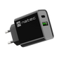 Natec Ribera USB Charger, 1xUSB-A, 1x USB-C, 20 W | NUC-2062