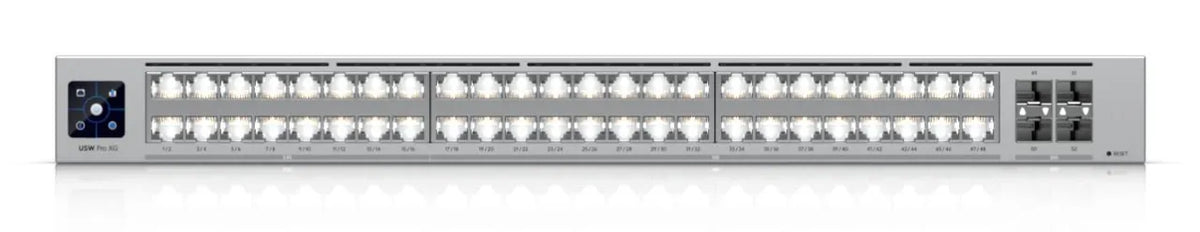 Switch|UBIQUITI|Switch type Managed|Switch layer L2/L3|Rack mounting Yes|Stackable Yes|Form factor 1U|48xRJ-45 ports|RJ-45 Ports Type 10G Ethernet (100/1000/10000)|16x2.5G Ethernet (copper) ports quantity|32x10G Ethernet (copper) ports quantity|4xSFP...