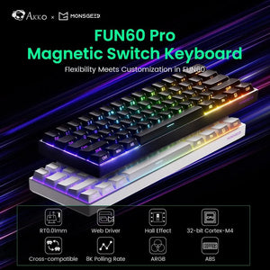 KEYBOARD USB-C FUN60 PRO/BLACK 101-FUN6H-000 AKKO