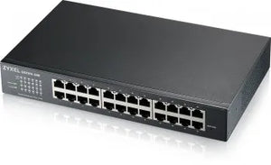 ZYXEL GS1915-24E, 24-PORT GBE SMART SWITCH, HYBRID MODE, STANDALONE OR NEBULAFLEX CLOUD, RACKMOUNT, FANLESS (5Y WARRANTY)