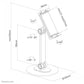 NEOMOUNTS BY NEWSTAR UNIVERSAL TABLET STAND FOR 4,7-12,9" TABLETS