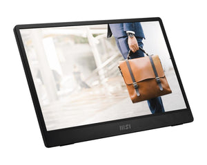 LCD Monitor|MSI|PRO MP161 E2U|15.6"|Business|Panel IPS|1920x1080|16:9|60Hz|Matte|Speakers|Tilt|Colour Black|PROMP161E2U