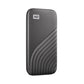 External SSD|WESTERN DIGITAL|My Passport|4GB|USB-C|USB 3.2|Write speed 1000 MBytes/sec|Read speed 1050 MBytes/sec|WDBAGF0040BGY-WESN