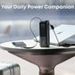 Anker Zolo Powerbank | A1695H11 | 25000 mAh | Built-In USB-C and Retractable Cable) | Grey