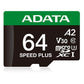 MEMORY MICRO SDXC 64GB UHS-I/UD64GUI3V30A2SP-RA1 ADATA
