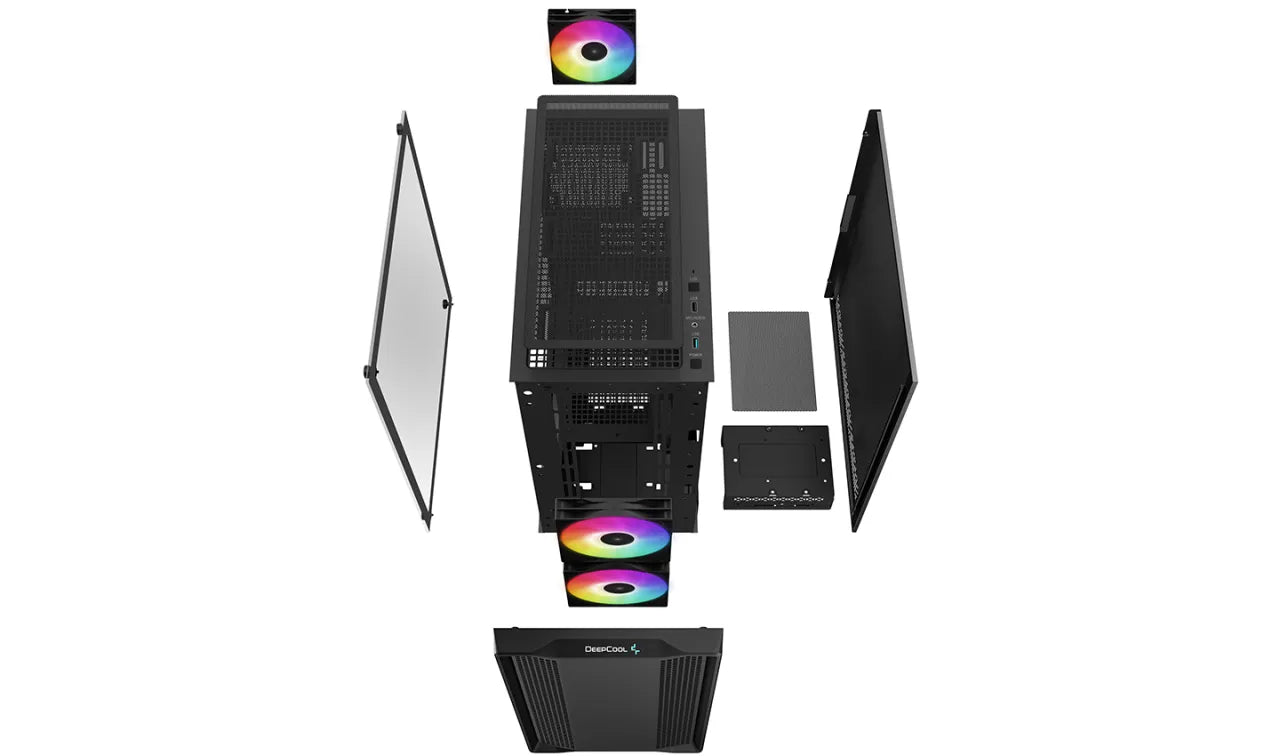 Deepcool | Micro-ATX CASE | CC360 | Black | Mini-ITX / Micro-ATX | Power supply included No | ATX PS2 （maximum length: 160mm）