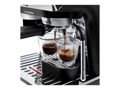 Delonghi Coffee machine | EC9155.MB | Pump pressure 15 bar | Built-in milk frother | Manual | Metal Black | 1400 W