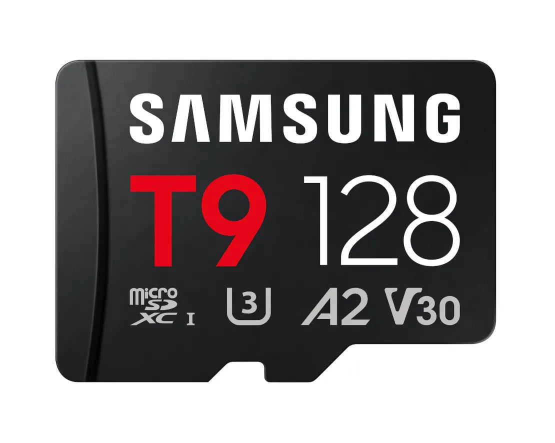 Samsung T9 | MicroSD Card | 128 GB | microSDXC | Flash memory class U3, V30, A2