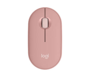  Logitech M350s - Optical mouse - Pebble 2 - tonal rose