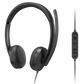 Lenovo Wired VoIP Headset 5000 (Teams) | Built-in microphone | USB Type-A, USB Type-C | Black