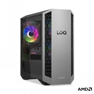 LENOVO LOQ TOWER RYZEN 7 8745HX/16GB/1TB SSD/AMD SOC PLATFORM/RTX5060TI_8GB/2X 120MM FRONT SYSTEM FAN WITH ARGB LIGHT + 120MM REAR SYSTEM FAN WITH ARGB LIGHT/W11H (LUNA GREY/ECLIPSE BLACK)