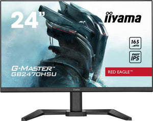 LCD Monitor|IIYAMA|GB2470HSU-B5|24"|Panel IPS|1920x1080|16:9|165Hz|Matte|0.8 ms|Speakers|Pivot|Height adjustable|Tilt|Colour Black|GB2470HSU-B5