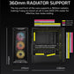 Corsair PC Case | 3200D RS | Black | Mid-Tower
