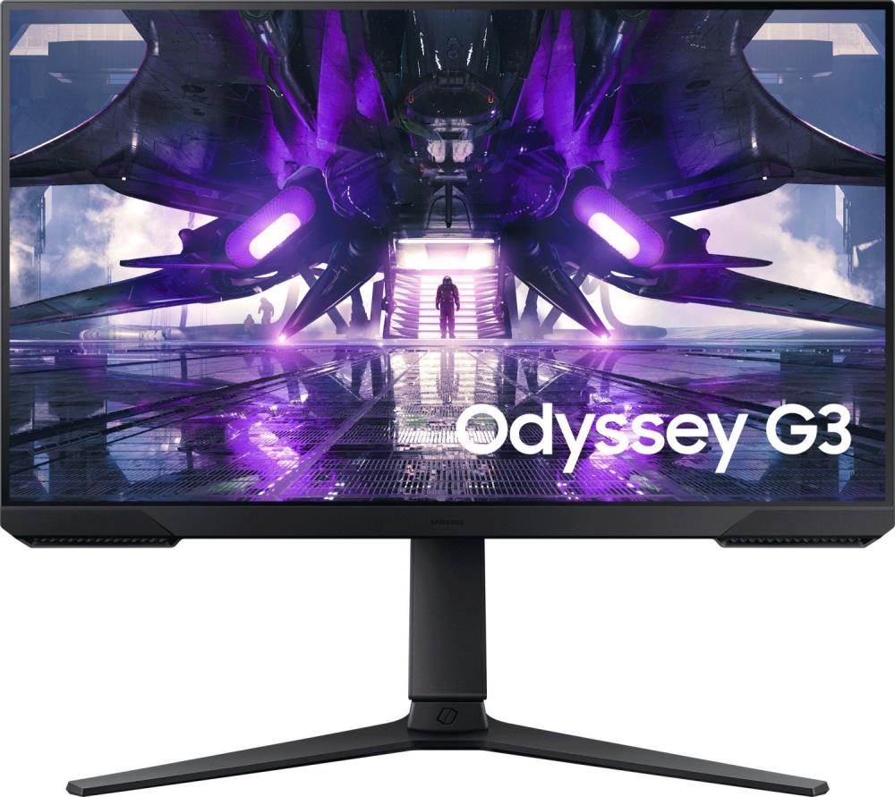 LCD Monitor|SAMSUNG|LS24AG322NUXEN|24"|Gaming|Panel VA|1920x1080|16:9|165 Hz|Matte|1 ms|Swivel|Pivot|Height adjustable|Tilt|Colour Black|LS24AG322NUXEN