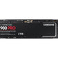 SAMSUNG SSD 980 PRO 2TB M.2 NVMe PCIe