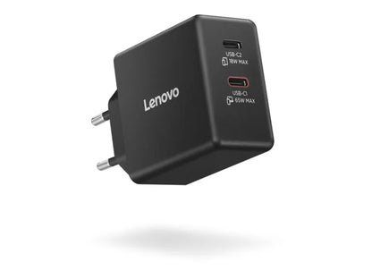 LENOVO Dual USB-C 65W GaN Charger Black