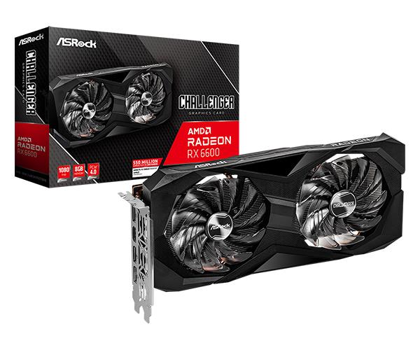 Graphics Card|ASROCK|AMD Radeon RX 6600|8 GB|GDDR6|128 bit|PCIE 4.0 16x|GPU 1626 MHz|Dual Slot Fansink|1xHDMI|3xDisplayPort|RX6600CLD8G