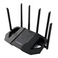 Wireless Router|ASUS|Router|6500 Mbps|Mesh|Wi-Fi 6|Wi-Fi 7|IEEE 802.11a|IEEE 802.11b|IEEE 802.11g|IEEE 802.11ac|IEEE 802.11ax|USB 3.2|3x2.5GbE|1x2.5GbE|Number of antennas 6|TUFGAMINGBE6500