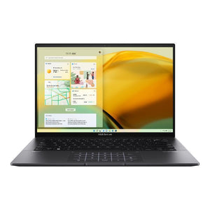 Notebook|ASUS|ZenBook Series|UM3402YA-KM774W|CPU  Ryzen 5|7430U|2300 MHz|14"|2880x1800|RAM 16GB|LPDDR4x|SSD 512GB|AMD Radeon Graphics|Integrated|ENG|NumberPad|Card Reader microSD|Windows 11 Home|Black|1.35 kg|90NB1271-M00B60