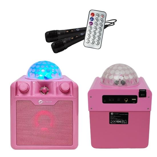 Portable Speaker|N-GEAR|DISCO BLOCK 410 PINK|Pink|Wireless|Bluetooth|DISCOBLOCK410P