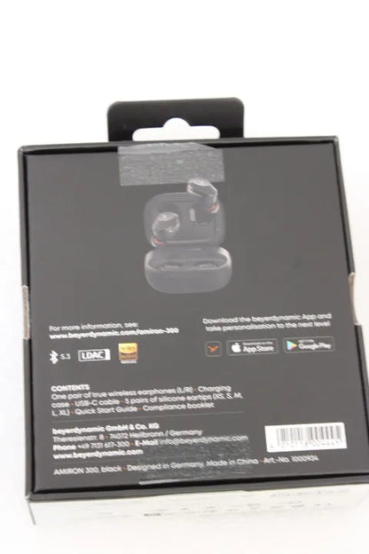 SALE OUT. Beyerdynamic AMIRON 300 TWS black TWS Earphones with charging case, eartips and USB cable | Beyerdynamic True Wireless Earphones | AMIRON 300 | Built-in microphone | Bluetooth | ANC | Black | DEMO