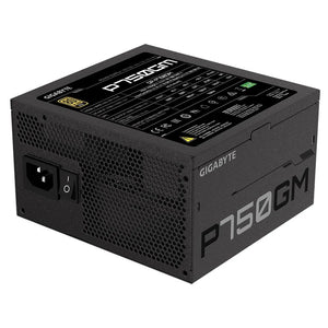 Power Supply|GIGABYTE|GP-P750GM|750 Watts|Efficiency 80 PLUS GOLD|PFC Active|MTBF 100000 hours|GP-P750GM