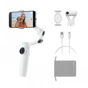 INSTA360 FLOW 2 PRO AI TRACKER BUNDLE/ SUMMIT WHITE