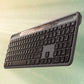 Logitech Signature Slim Solar+ K980 Wireless Keyboard, RF Wireless+Bluetooth, US Int, Graphite