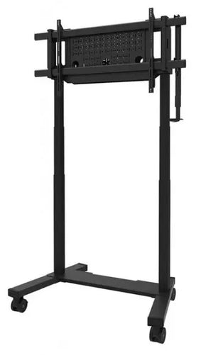 NEOMOUNTS MOVE LIFT XL MOTORISED MOBILE STAND INCL. STORAGE BOX, 10 CM. WHEELS FLOOR - VESA MAX 1200X600