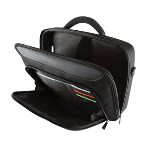 Targus | Clamshell Laptop Bag | CN418EU | Briefcase | Shoulder strap | Black/Red