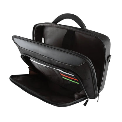 Targus | Clamshell Laptop Bag | CN418EU | Briefcase | Shoulder strap | Black/Red